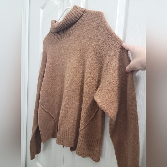 Gentle Fawn Collection Brown Turtleneck Knit Sweater - Picture 3 of 9